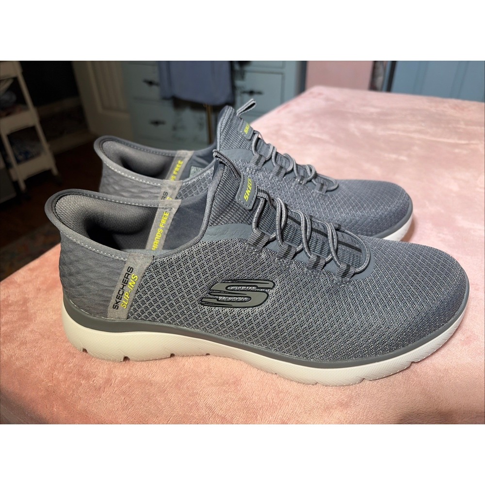Skechers Summits High Range Mens Size 8.5 Gray Athletic Running Shoes Sneakers
